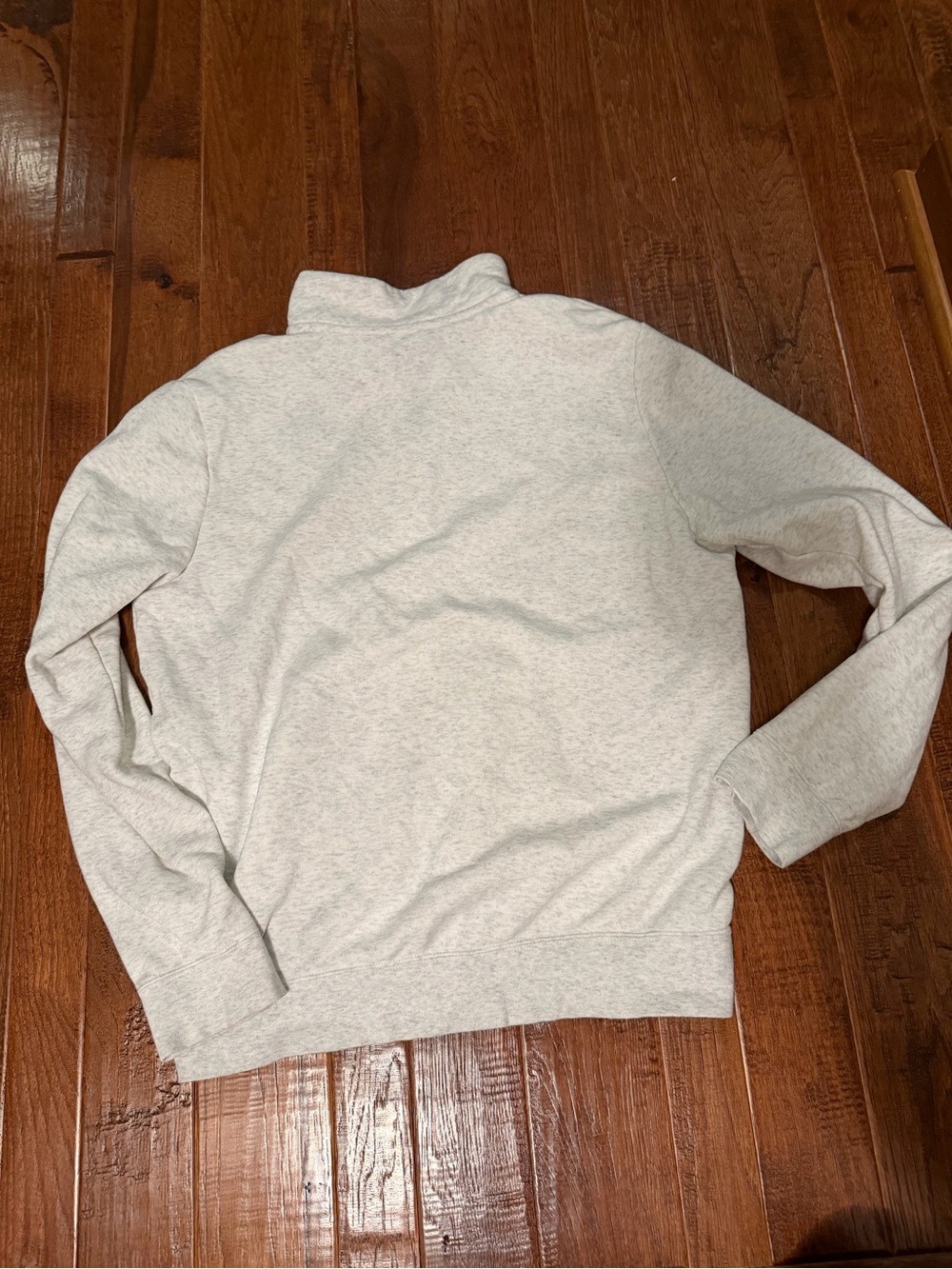 Nike Women’s Light Gray Half-Zip Pullover Sweatshirt - Picture 4 of 4